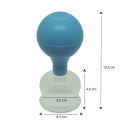 Sklenen masne banky s balnom pr. 52mm, ve.XL-.5