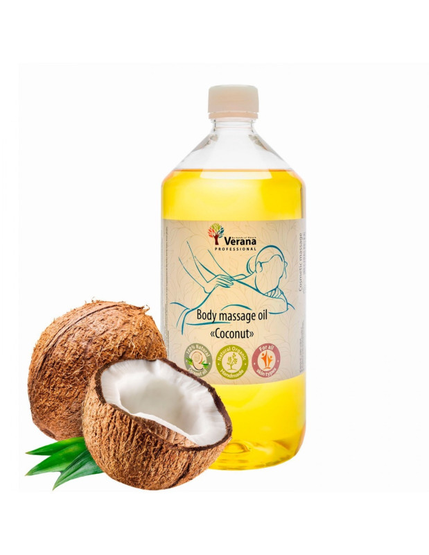 Verana rastlinný Masážny olej Kokos 1000 ml