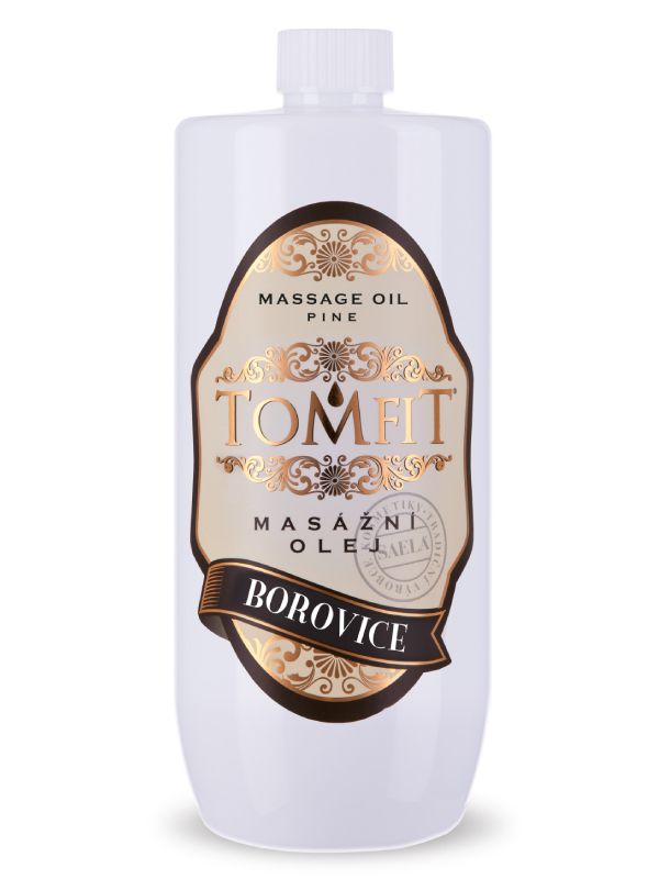 Masážny olej Tomfit Borovica 1l